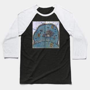 Venice in a manuscript, Baseball T-Shirt